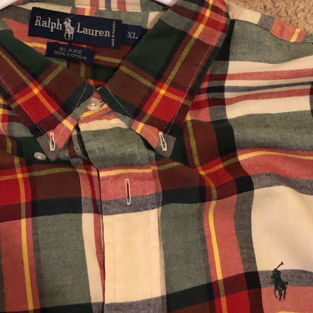 Mens Ralph Lauren long sleeve button down XL